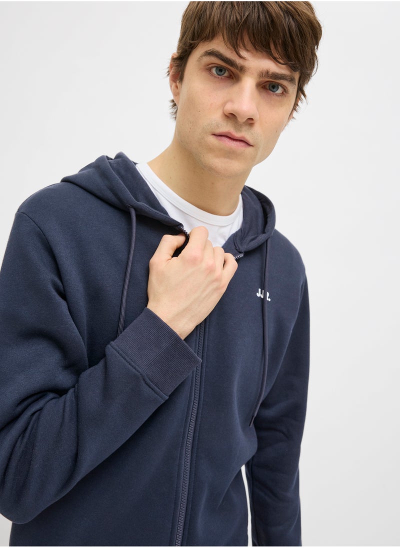 JJ Rebel Jrebrebel Logo Zip Through Hoodie  - Image 3