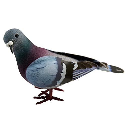 MOFUCA Simulation Foam Pigeon Model, Artificial Imitation Animal Fake Pigeon Simulated Foam Birds for Craft Home Ornaments Garden Wedding Decoration(Random) - Image 1