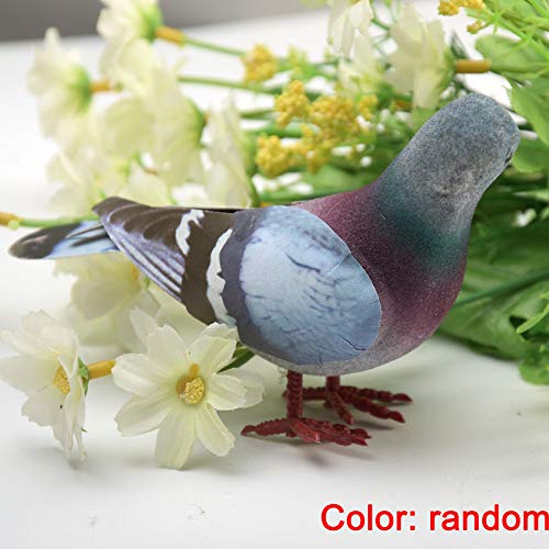 MOFUCA Simulation Foam Pigeon Model, Artificial Imitation Animal Fake Pigeon Simulated Foam Birds for Craft Home Ornaments Garden Wedding Decoration(Random) - Image 5