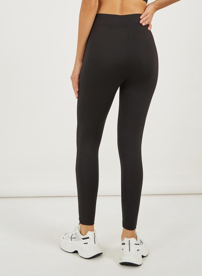 Styli Pack of 2 - Broad Waistband Basic Leggings - Image 5