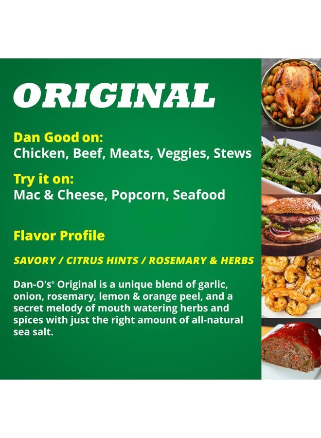 Dan-O's Original Seasoning, 3.5 oz Bottle, All Purpose Seasoning for Chicken, Turkey, Beef, Veggies and More, Sugar Free, Zero Calorie, Use this Spice Blend to Craft a Marinade, Dry Rub or Sauce - Image 3