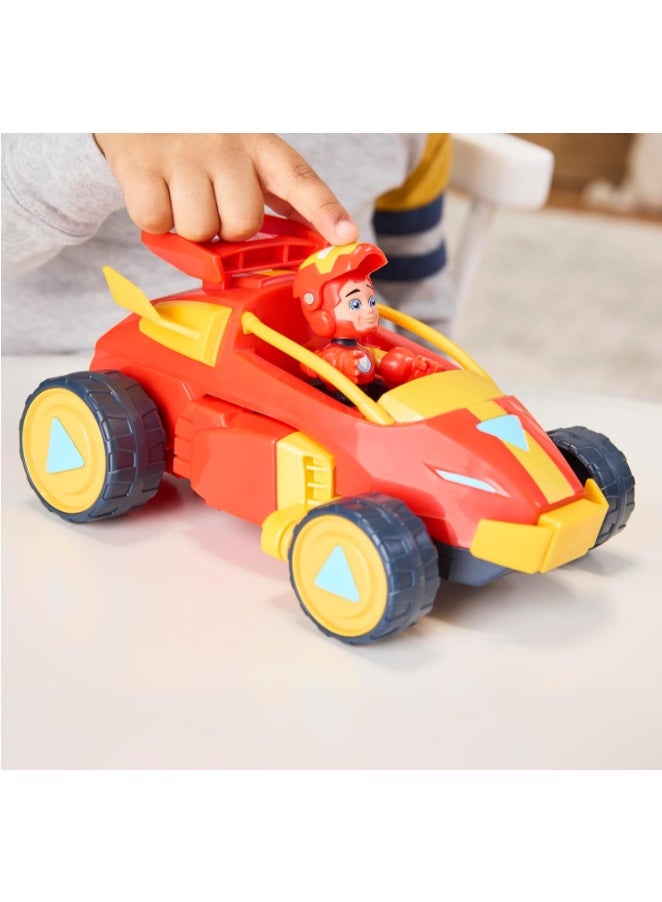Hasbro Marvel Iron Man and His Awesome Friends 2-in-1 Mech Suit & Vehicle Set with Action Figure and Toy Vehicle - Image 5