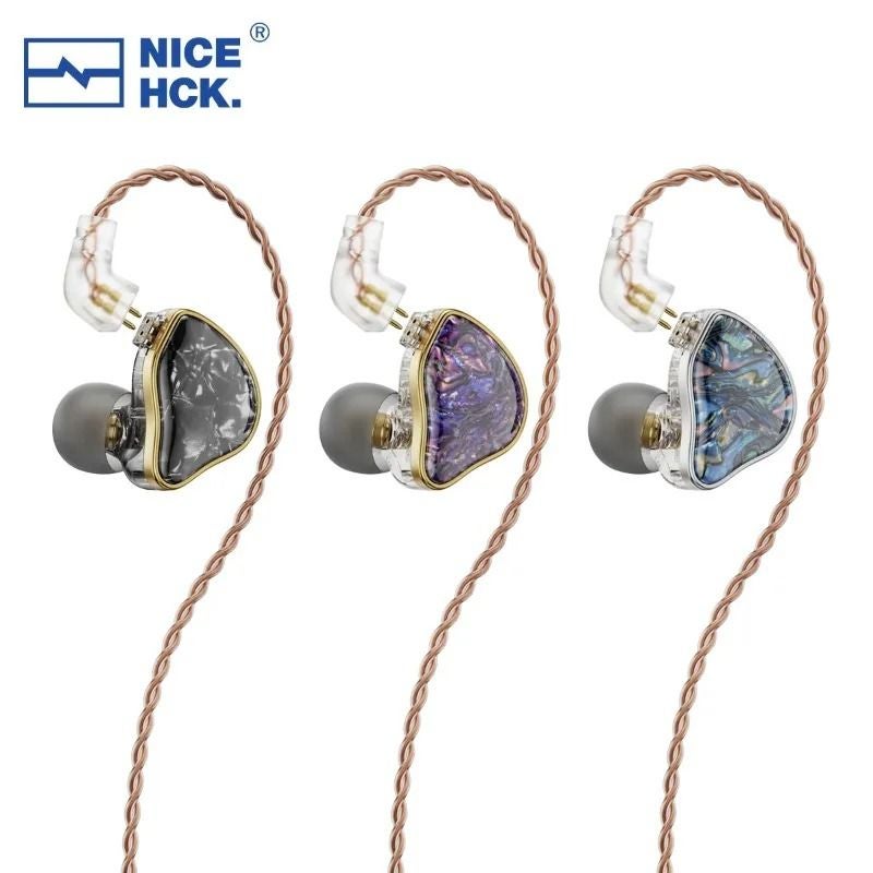 Nicehck DB2 Hi-Fi 1dd+1ba Hybrid Dual-Driver Wired In-Ear Monitor Earphones, 0.78 2-Pin, No Mic, Blue - Image 4