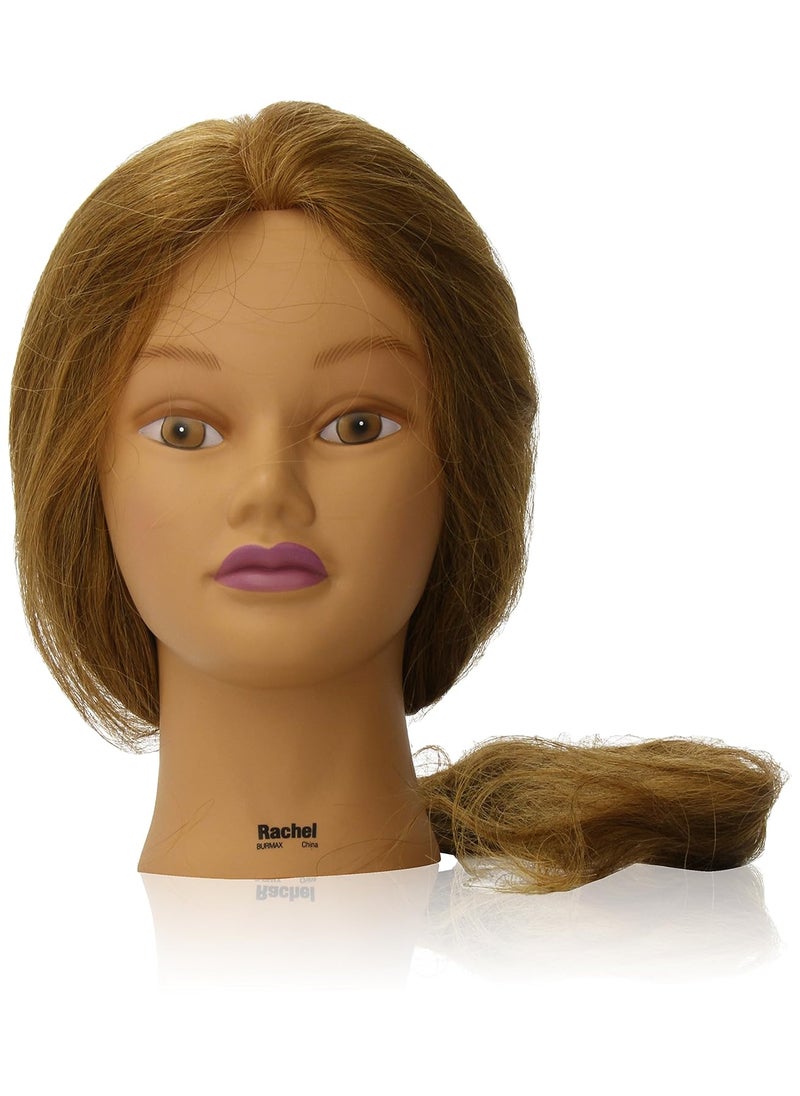 Burmax Celebrity Rachel Cosmetology Human Hair Manikin, 24-26 Inch 