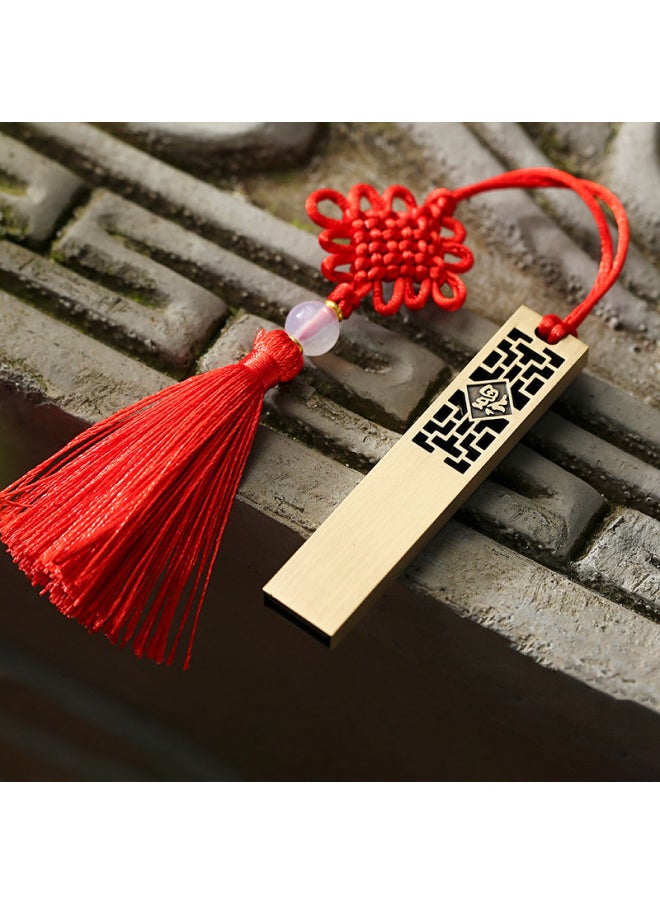 USB Flash Disk 16g Tiger Year Creative Metal USB Flash Disk 3.0 Chinese Style Gift USB Flash Disk 32g Car Music USB Flash Disk 64g-Color:Window Decoration-Capacity:2GB  - Image 1