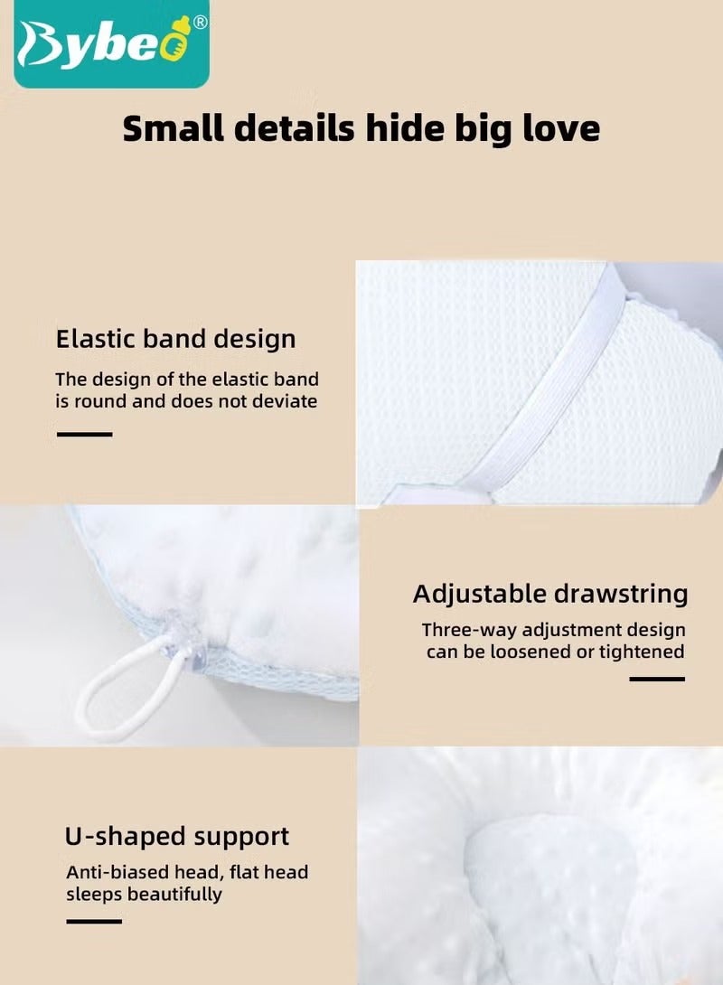 Bybeo Baby Newborn Nursing Sleeping Pillow Anti-Startle Toddler Boys and Girls Comfortable Lightweight Shaping Pillows for Kids Infants Superhigh Quality - Image 4