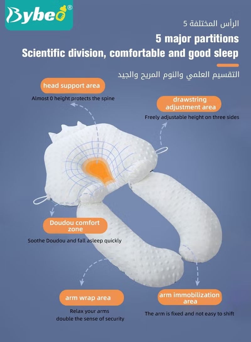 Bybeo Baby Newborn Nursing Sleeping Pillow Anti-Startle Toddler Boys and Girls Comfortable Lightweight Shaping Pillows for Kids Infants Superhigh Quality - Image 1