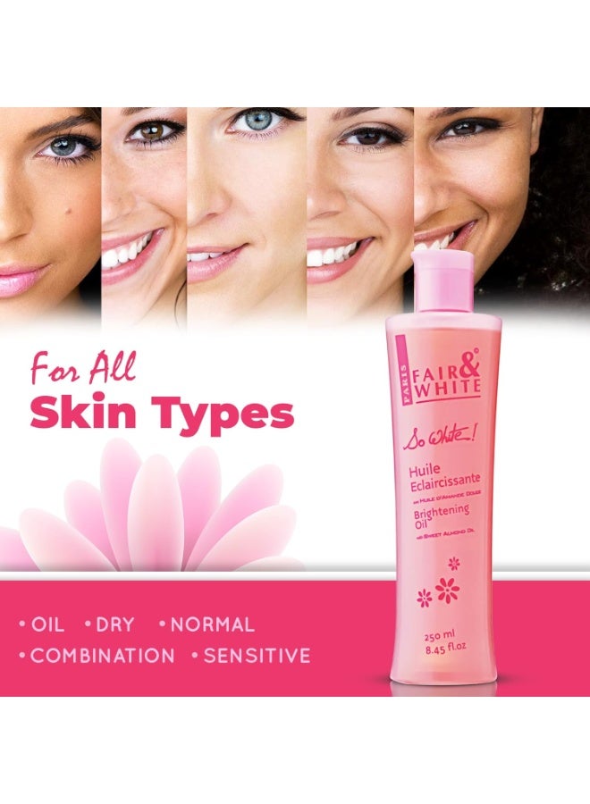 فير آند وايت زيت للجسم كامل من فير آند وايت مرطب، مناسب لجميع أنواع البشرة، 250 مل - Image 3