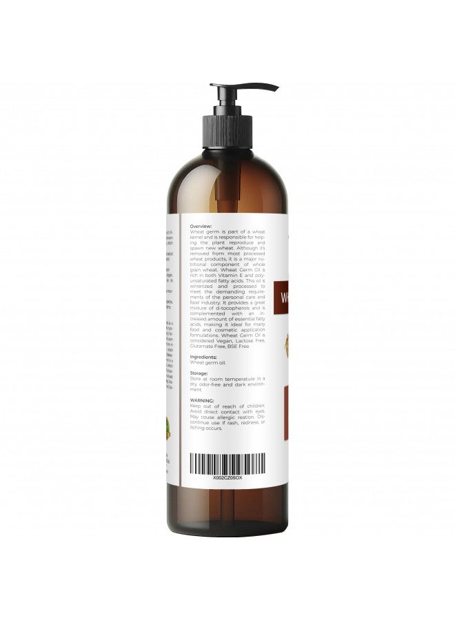 velona velona Wheat Germ Oil USP Grade 8 fl oz | Natural source of Vitamin E |100% Pure Carrier Oil | Unrefined, Winterized | Cooking, Face, Hair & Skin Care - Image 3