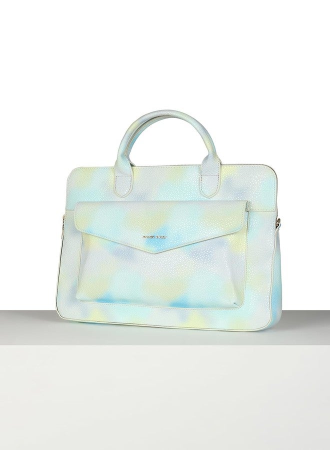 Allen Solly Women Light Blue Casual Laptop Bag - Image 2