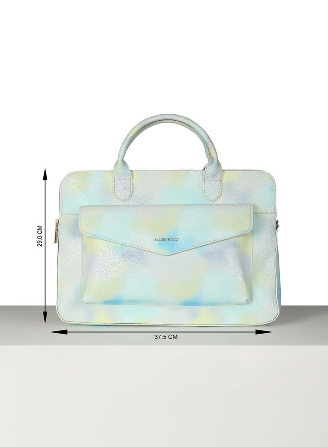 Allen Solly Women Light Blue Casual Laptop Bag - Image 4