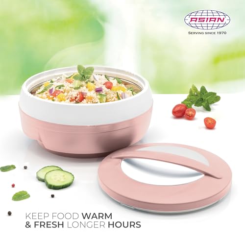 Asian Plastowares Cosmos Casserole 1500ml | Premium Insulated ISI-Certified Hotpot | Elegant Buffet Set | Kitchenware Gift with Box | Pink - Image 2