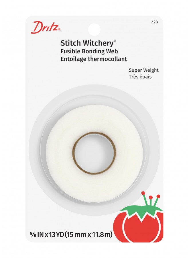 Dritz - 223 Stitch Witchery Super Weight fusible, 5/8-Inch X 13-Yards, White - Image 2