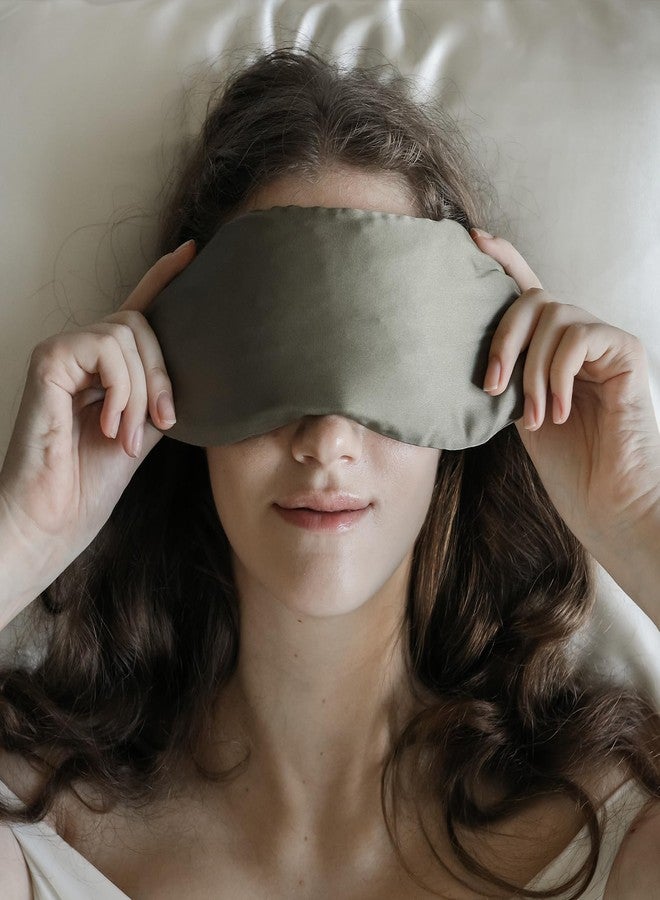 KISMETICS - Weighted Eye Pillow for Relaxation, Sleeping, Yoga, SPA and Travelling, 100% Natural Crystals Mixed with Labradorite and Obsidian, Cooling Eye Pillow, Reusable, Relaxation Gift for Women - Image 2