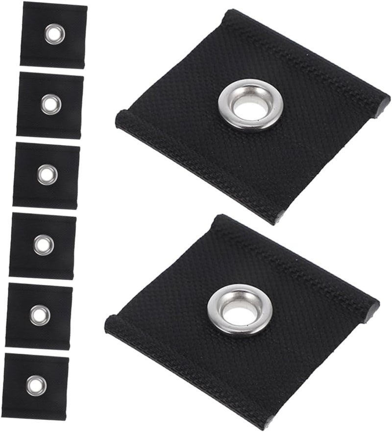 8pcs Portable Awning Eyelet Hardware PVC Coated Fabric for Rv Canopy and Outdoor Use Easy Installation and Multi-Functional Awning Accessories - Image 1