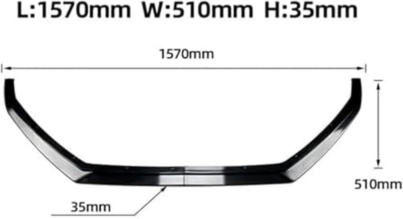 Wivplex Front Bumper Lip Spoiler for VW Polo - Image 3