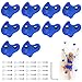 veimia 10PCS Blue Rock Climbing Holds Extra Large Size Rock Climbing Wall for Kids Climbing Rock Wall Grips with Mounting Hardware and Wrench for Indoor Outdoor Playground Installed on Wooden Board - Image 2