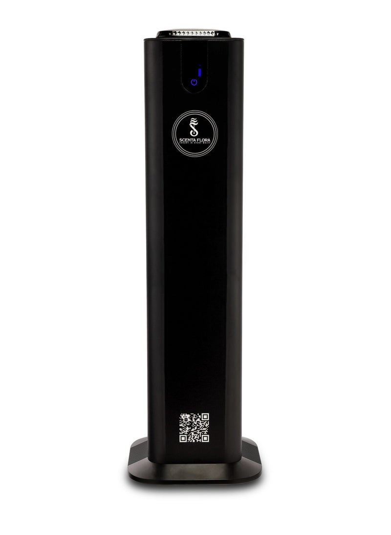 Scenta Flora - SCENT INFINITO Essential Oil Diffuser Machine - Standalone Aromatherapy Device, Covers 2500 m³, Whisper-Quiet, Elegant Design, Magnetic Anti-Theft Lock, App Intelligent Control (Black) - Image 1