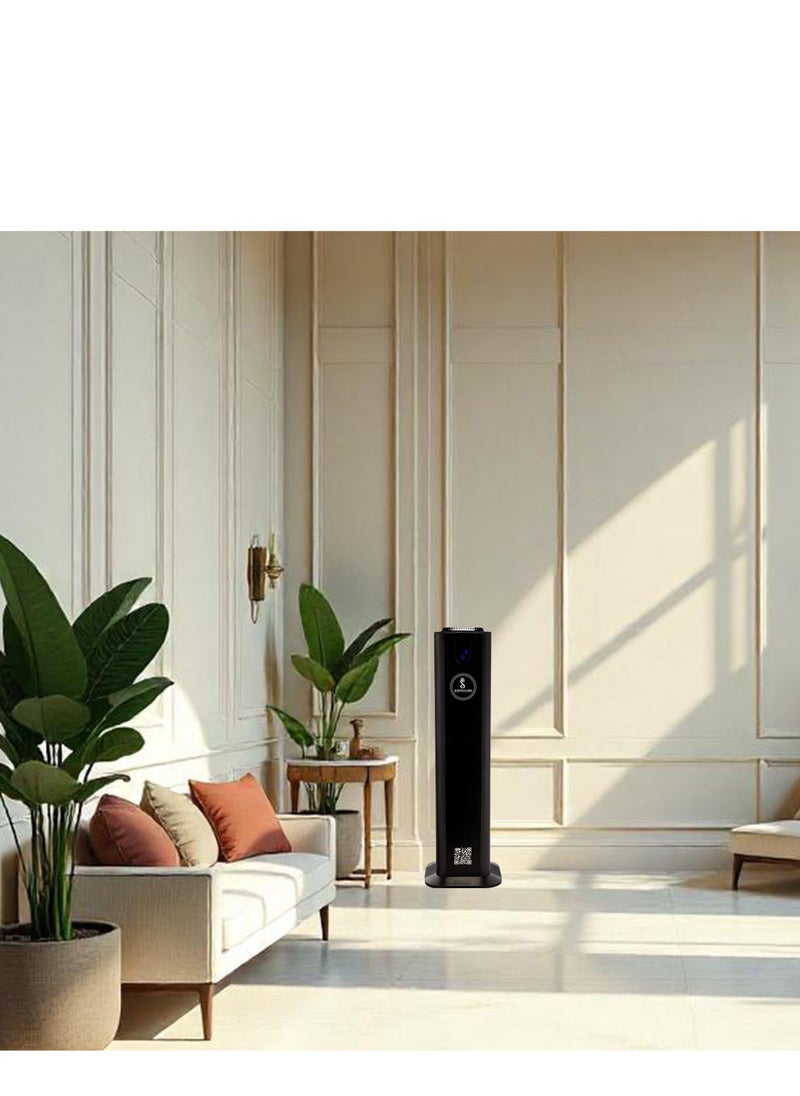 Scenta Flora - SCENT INFINITO Essential Oil Diffuser Machine - Standalone Aromatherapy Device, Covers 2500 m³, Whisper-Quiet, Elegant Design, Magnetic Anti-Theft Lock, App Intelligent Control (Black) - Image 1