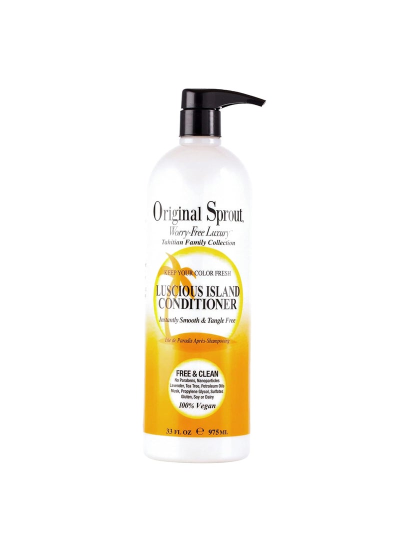 Original Sprout Original Sprout Tahitian Conditioner for ColorTreated Hair Vegan 33 oz Bottle 