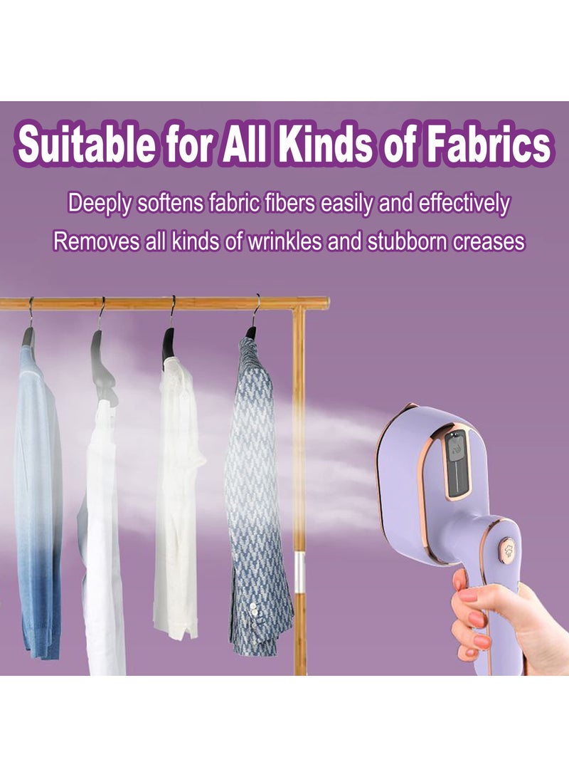 Mini Steam Iron, 1000W Steam Iron, Foldable Handheld Steam Iron, Ceramic Nonstick Soleplate, 20s Fast Heat Up, Portable Steamer, for Home Travel, Safe for Fabrics Ironing (British Regulatory)  - Image 5