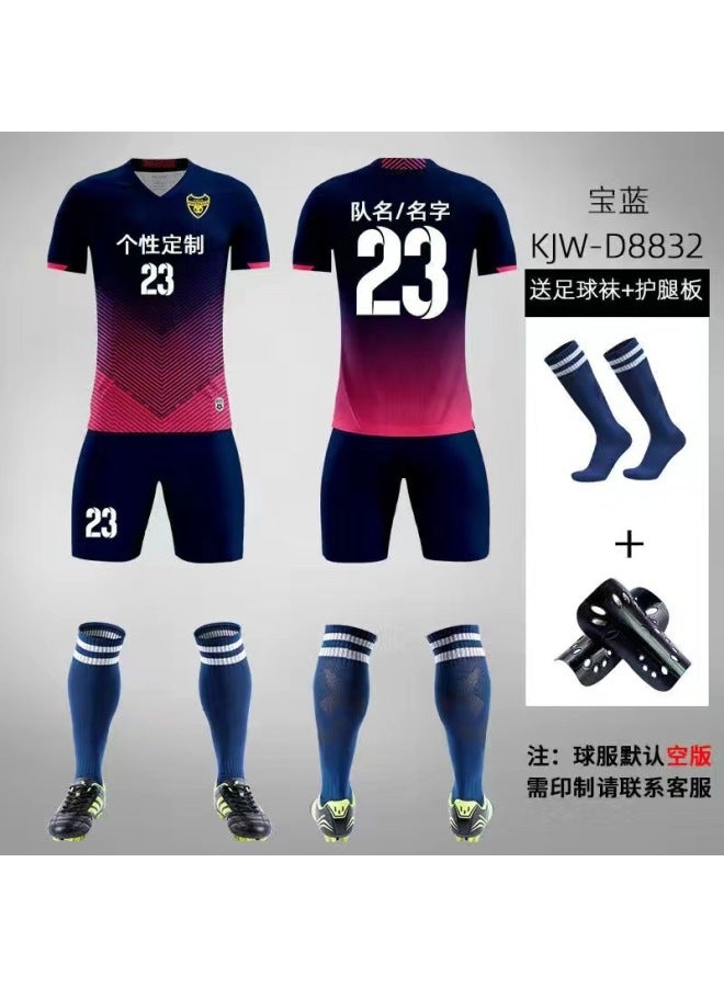 8832 Sapphire Blue Suit Football Jersey - Image 1