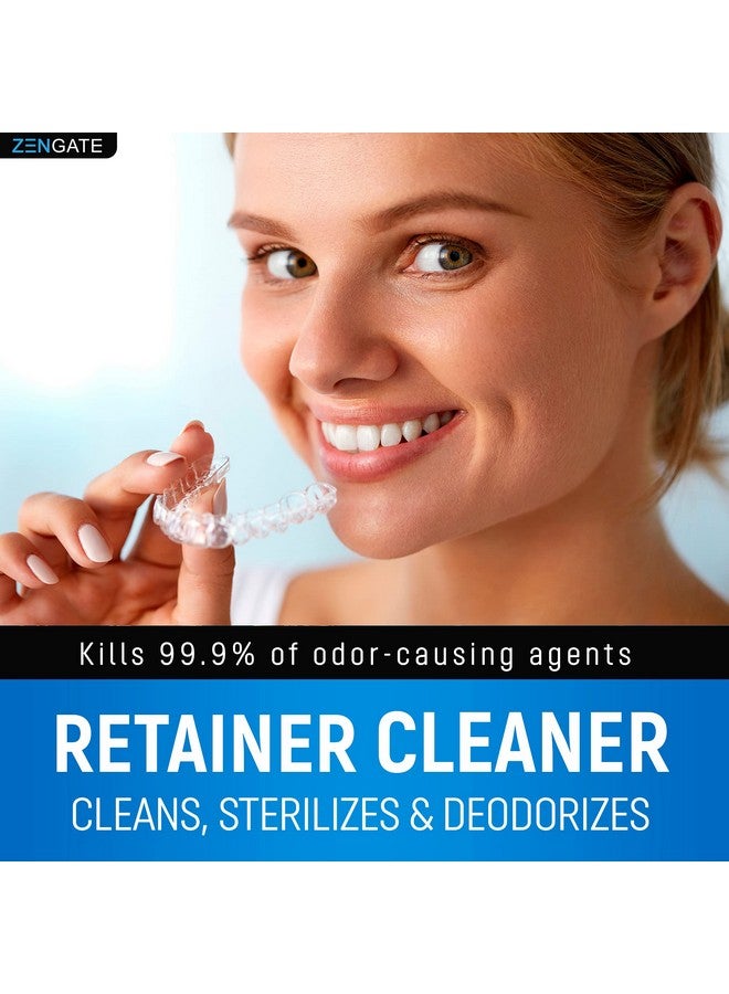 ZENGATE Retainer Cleaner Tablets - Quick 3-Minute Clean For Dentures, Mouth Guards, Aligners, And Night Guards - 120 Dental Cleansing Tablets - Fsa Hsa Approved Dental Appliance Cleanser - Image 3