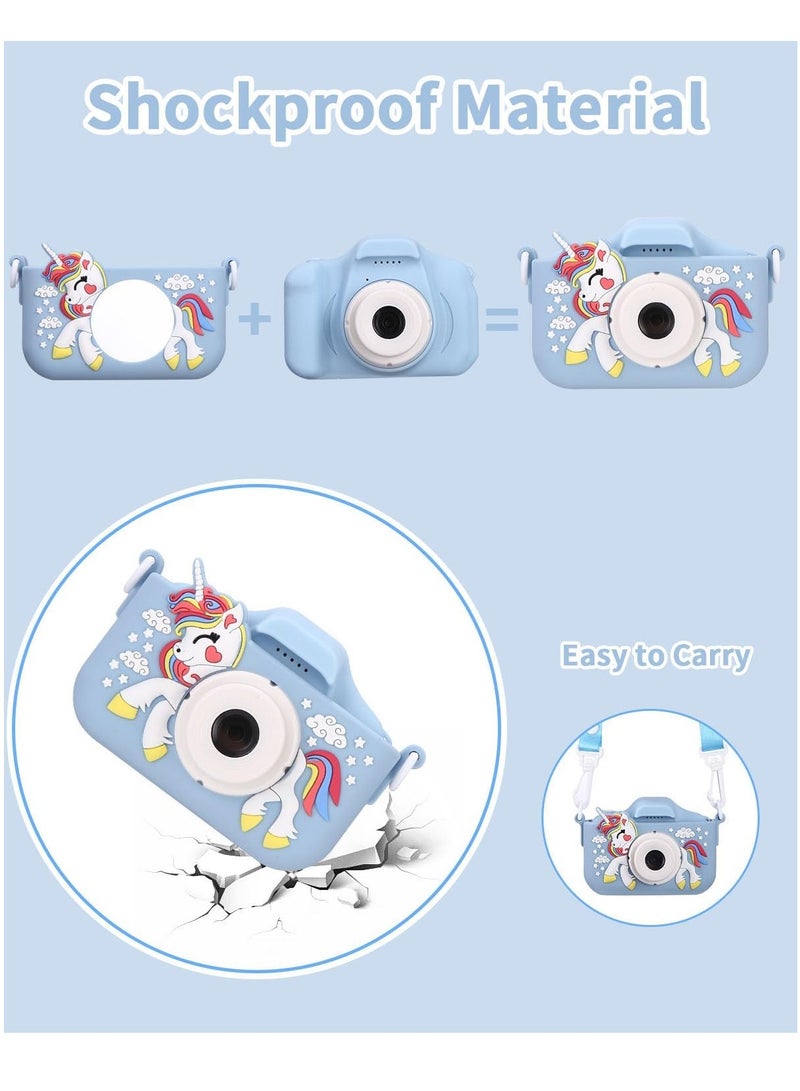 general Kids Camera for Girls, Kids Digital Camera with 32GB Card, 1080P HD Kids Video Camera for Kids Birthday Christmas Toy Gifts Selfie Childrens Camera for Toddler Age 3-13 Years Old - Image 5