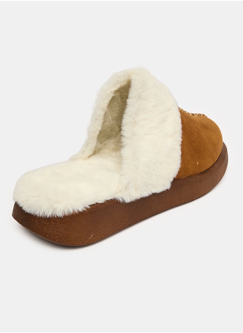 TGS - Fluffy Chunky Fur Clogs - Image 1