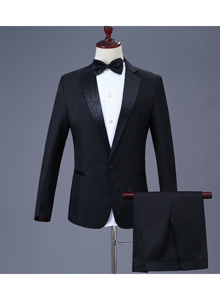 KUYING New Fashionable Slim Fit Suit Set  - Image 1
