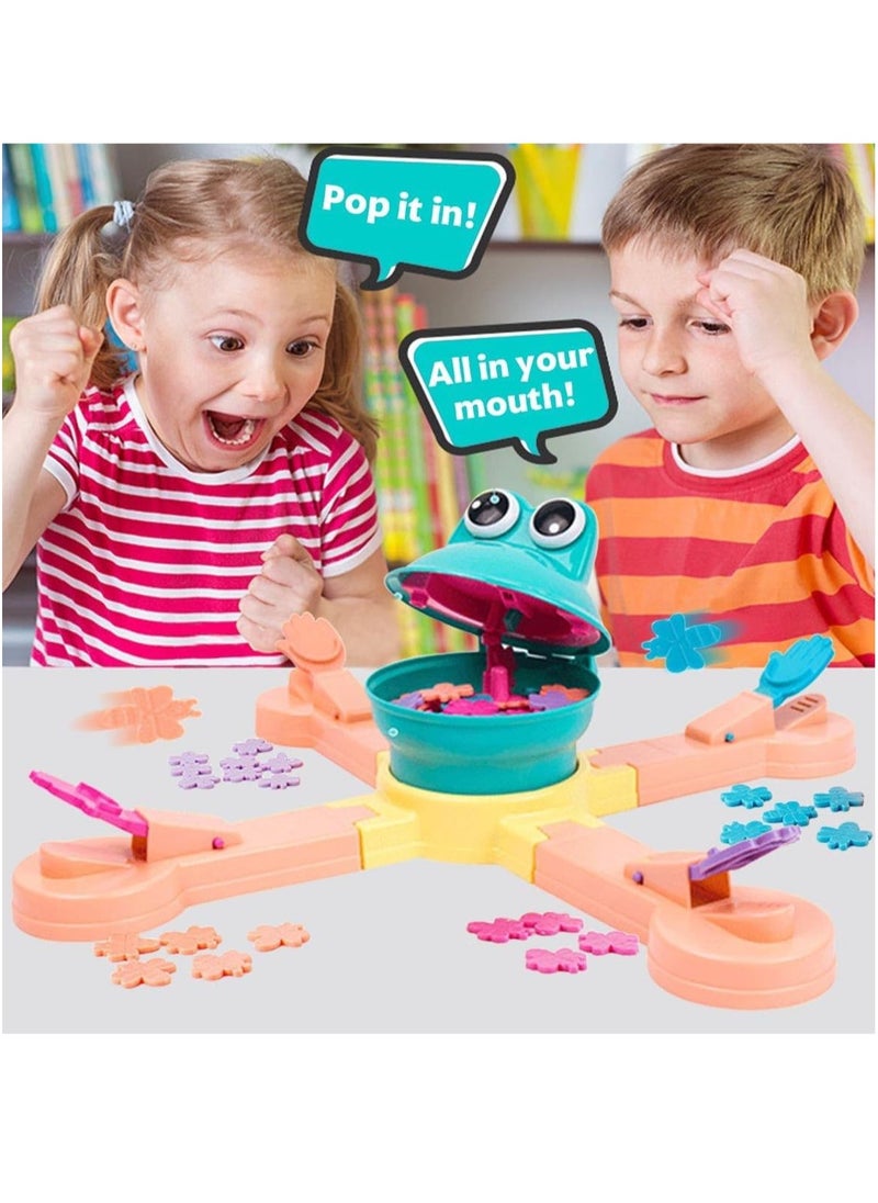 Classic Feed Frog Board Game,Multiplayer Athletic Game,Frog Eating Bugs Game,Exercise The Speed of The Reaction Game,Surprise Exciting Family and Friend Party Games,Suitable