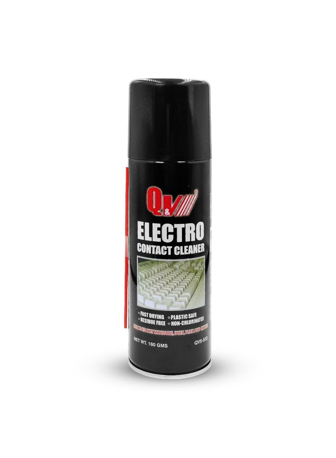 Q&V Electro Contact Cleaner Spray: Fast-Drying, Non-Conductive, Residue-Free Solution for Sensitive Electronics and Electrical Equipment (160 GMS) - Image 2