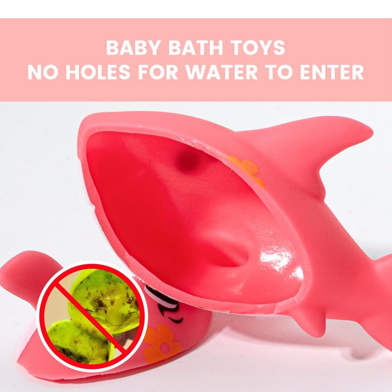 Hely Cancy Bath Toys for Kids - No Hole Baby Toys for 1 Year Old Infant Boys Girls, Shower Water Pool Toys - Image 2