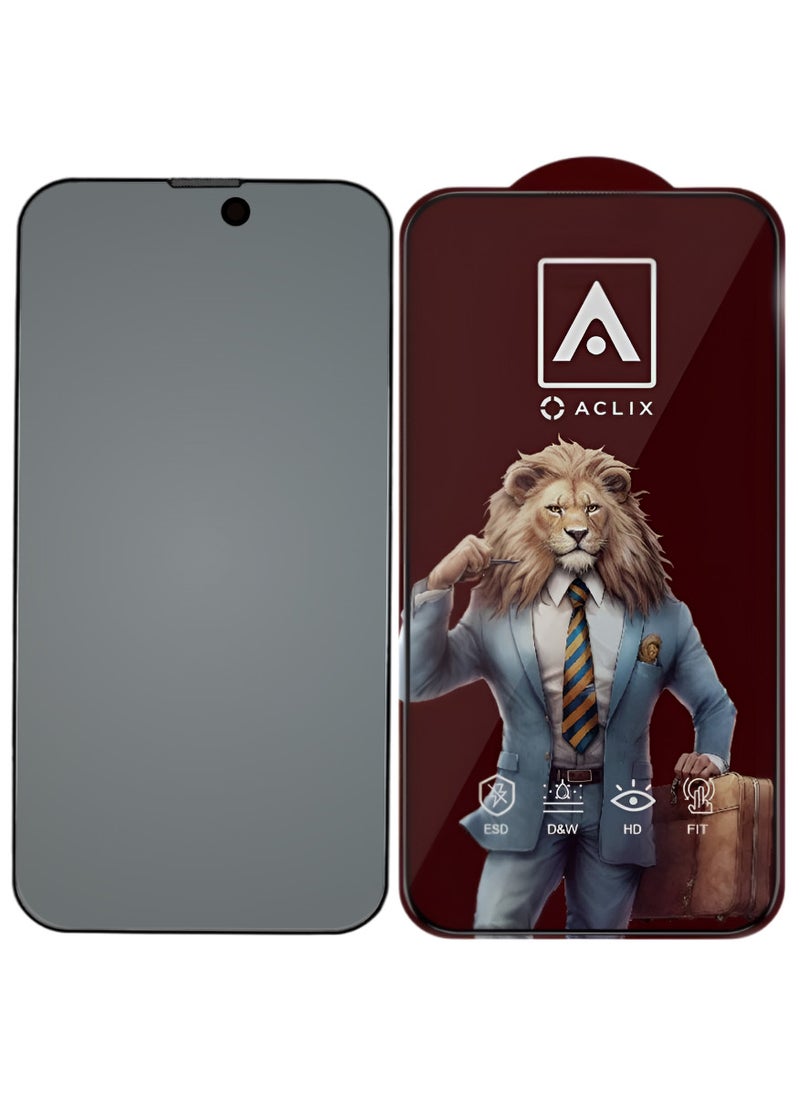 ACLIX Antistatic ESD Dustproof Premium Quality High Definition Tempered Glass Screen Protector Designed For  iPhone 12 Pro Max - Image 1