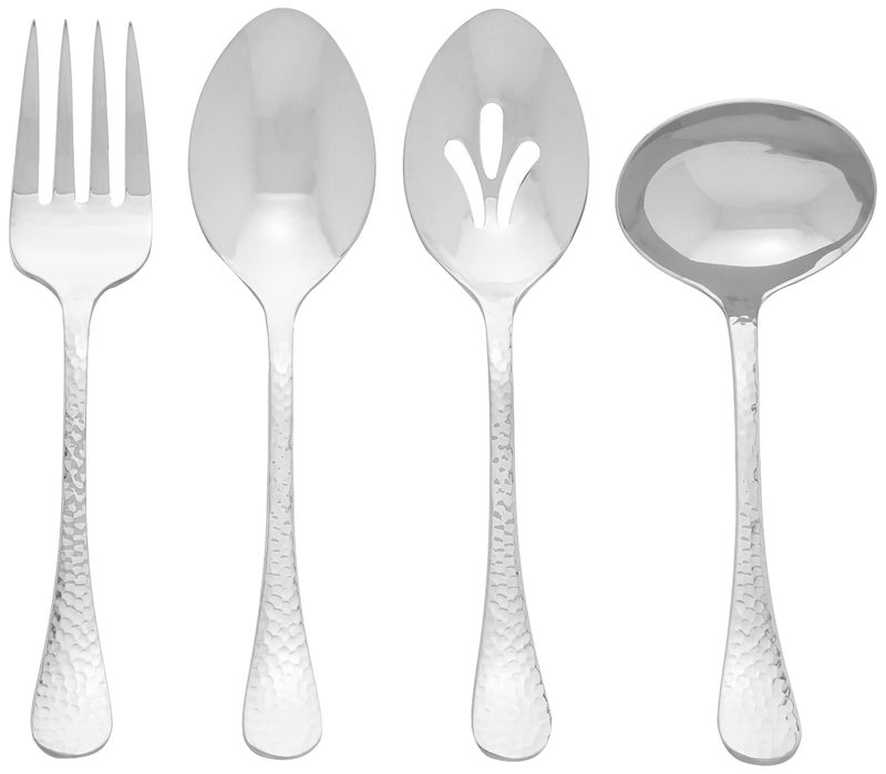 Ginkgo International Lafayette 4-Piece Stainless Steel Hostess Serving Set - Image 4