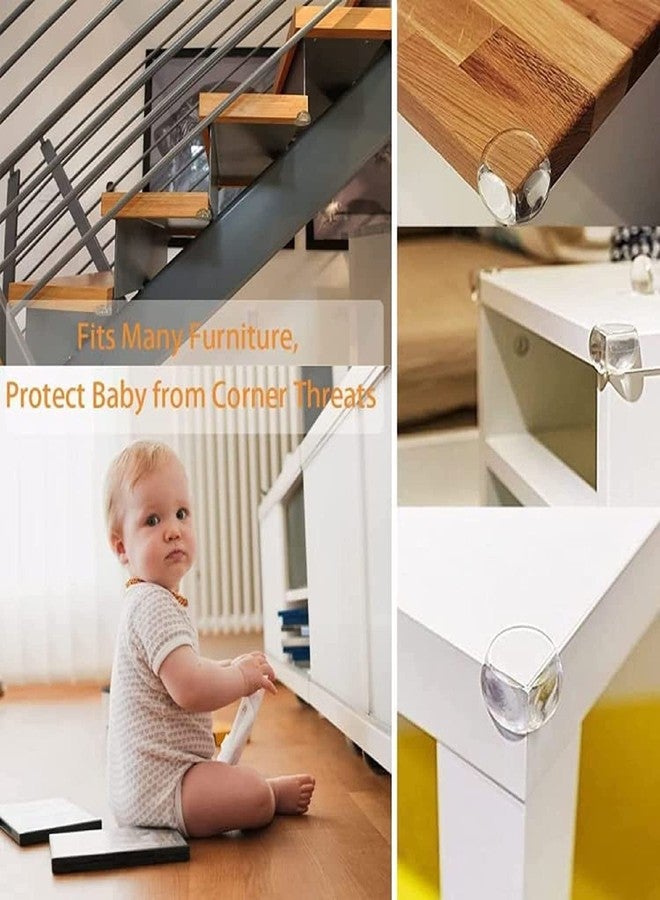 Craftisha Corner Protector, Baby Proofing, Table Corner Guards, Safety Corner Furniture Bumpers for Babies and Children (4 Pieces Transparent) - Image 5