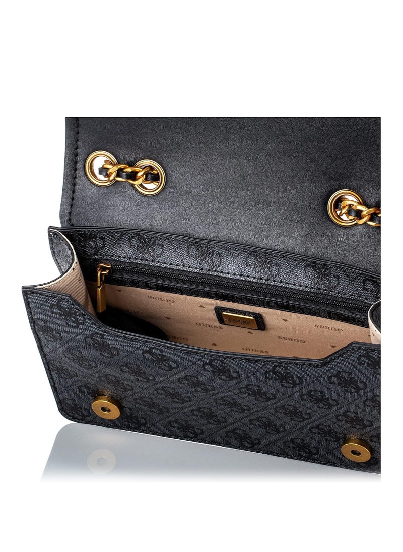 GUESS - GUESS Izzy Convertible Crossbody Flap, Dove Logo - Image 1