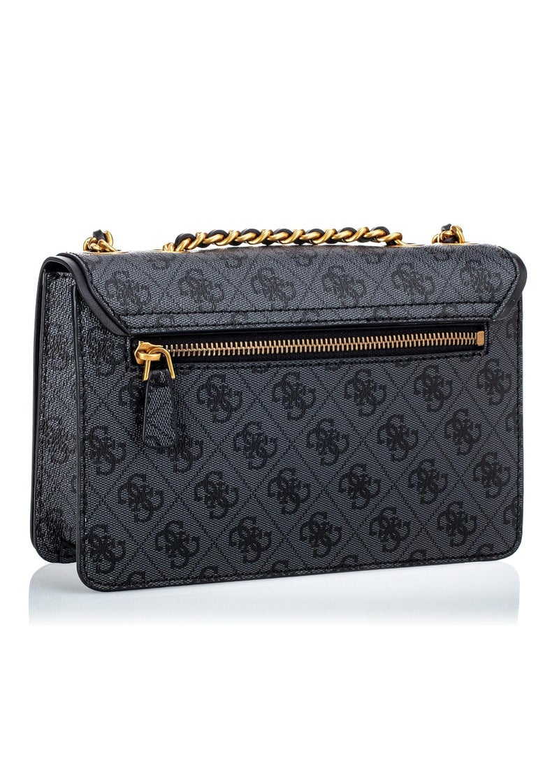 GUESS - GUESS Izzy Convertible Crossbody Flap, Dove Logo - Image 1