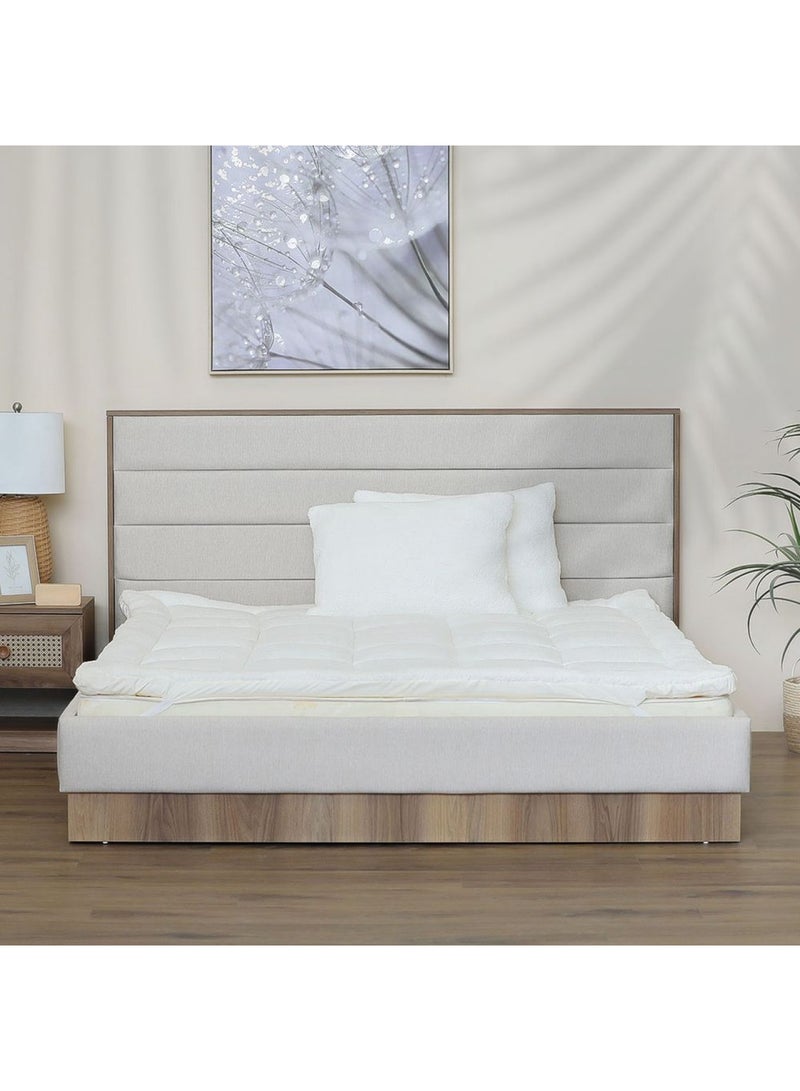 SERENITY Serenity Mattress Topper Super King 200x200 Cm Beige  - Image 1