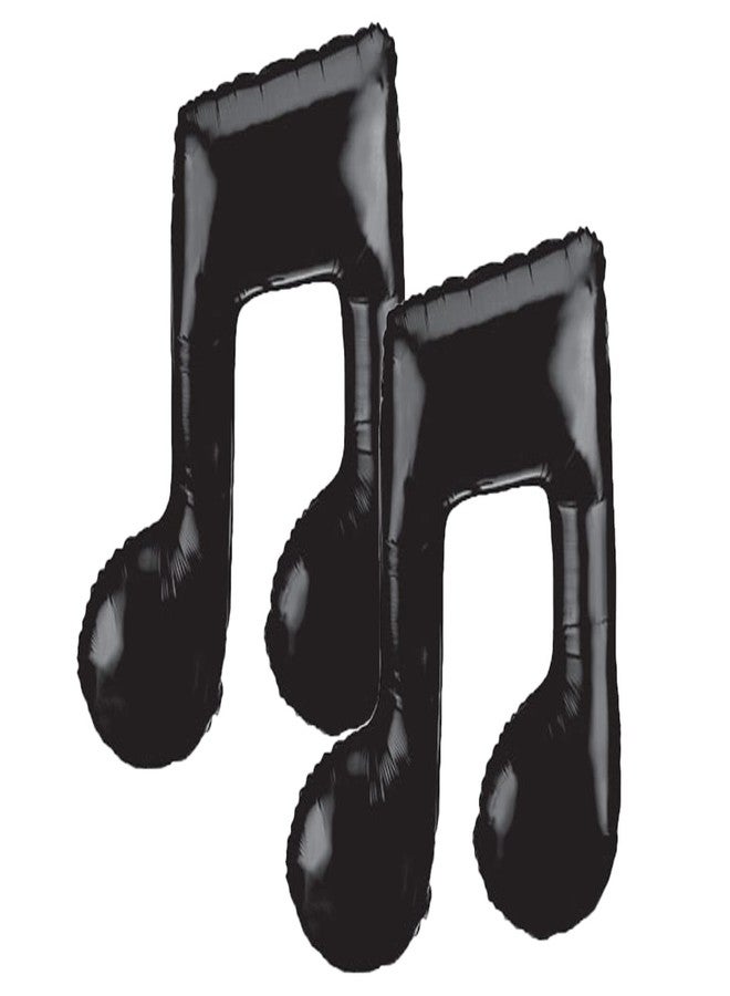Artisan Owl Set of 2 Double Music Note Jumbo 40" Foil Party Balloons - Image 1