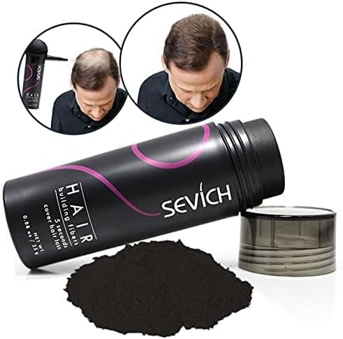 MAXTER Hair Fibres for Men Women Natural Hair Powder for Building Thickening and Hair Loss Coverage in 30 Seconds Grey 25g - Image 5