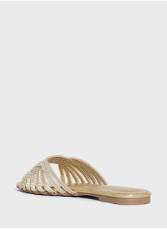 Ella Limited Edition Embellished Flat Sandal  - Image 3