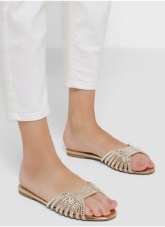 Ella Limited Edition Embellished Flat Sandal  - Image 5