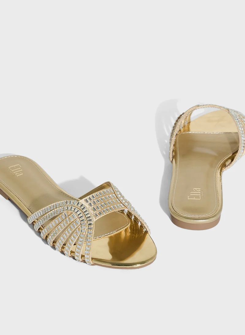 ايلا ليمتد اديشن Embellished Flat Sandal