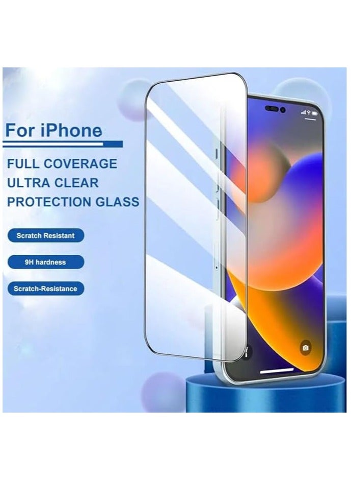 ليتو واقي شاشة زجاجي مقوى Li-to D+ Pro شفاف | تغطية كاملة | مضاد للتوهج | مقاوم لبصمات الأصابع | حماية كاملة للشاشة (متوافق مع iPhone 15 Pro) - Image 5