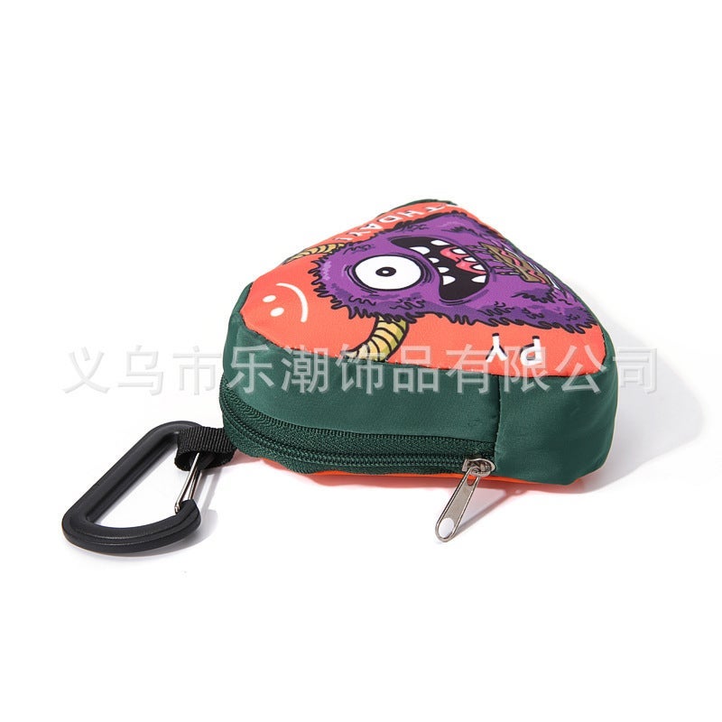 Hip-Hop Hanging Bag Small Bag Trendy Creative New Coin Purse Mini Shoulder Bag Key Bag Headphone Bag Triangle - Image 4