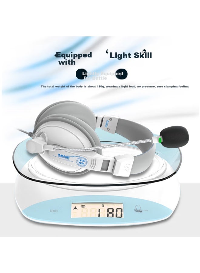 DANYIN D3000 English Listening And Speaking Exam Headphones, Over-ear, Usb Interface, For Students' Study And Exams, Human-computer Dialogue Recording, Middle School Entrance Exam, Oral And Listening Headset With Microphone C - Image 2