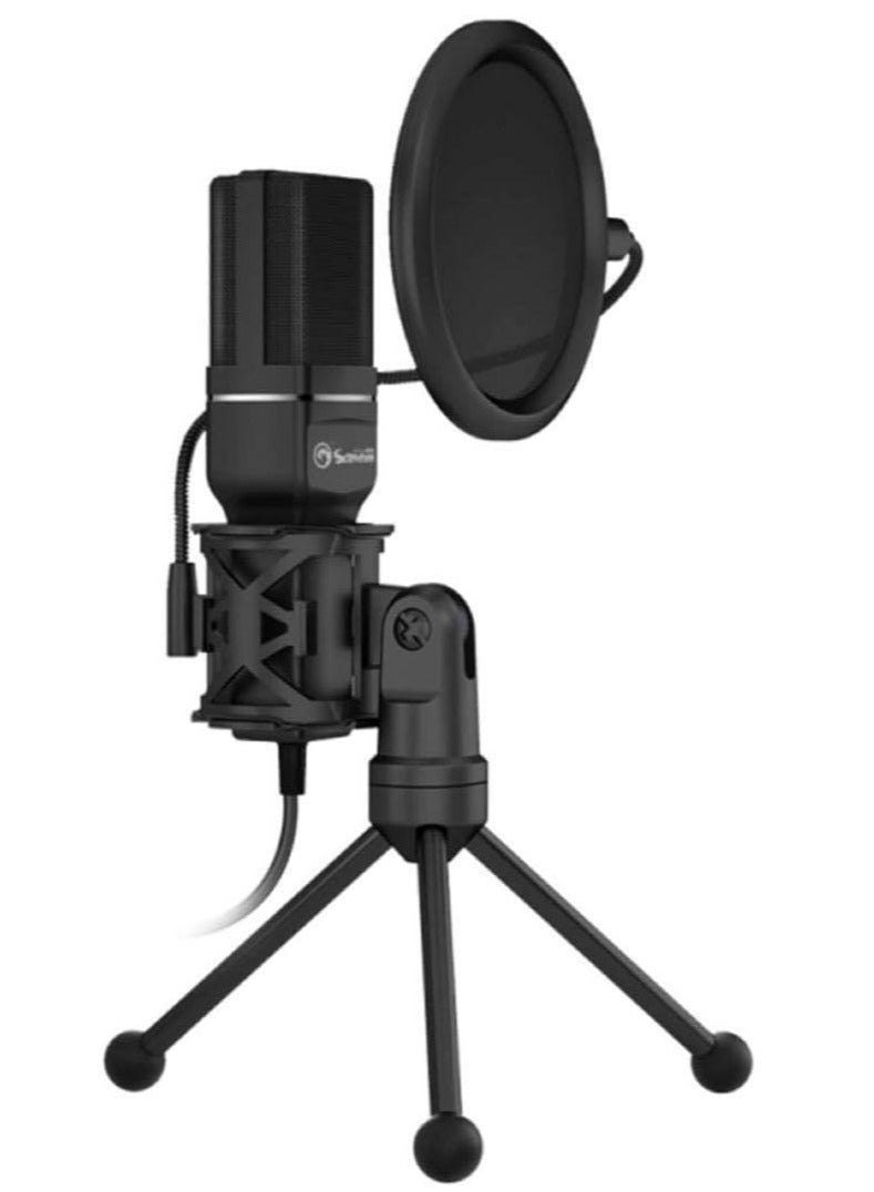 MARVO Scorpion MIC-03 Omnidirectional USB Desktop Microphone, Desktop Gaming Microphone, Computer Desktop Mic For Mac/PS4/PS5 - Image 2