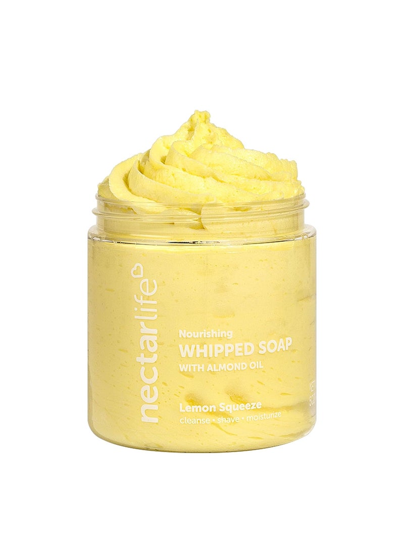 Nectar Bath Treats - Nectar Life Whipped Soap and Shave Butter, 5 oz (Lemon) - Image 1
