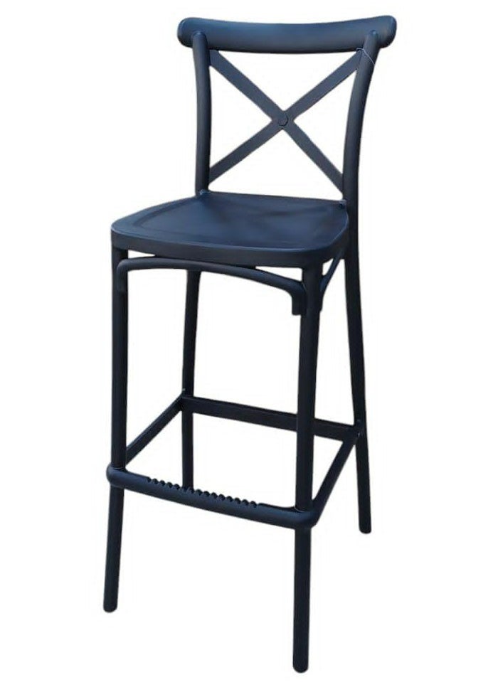 Generic Durable Plastic Bar Stool – Perfect for Kitchens, Cafés, and Bars 